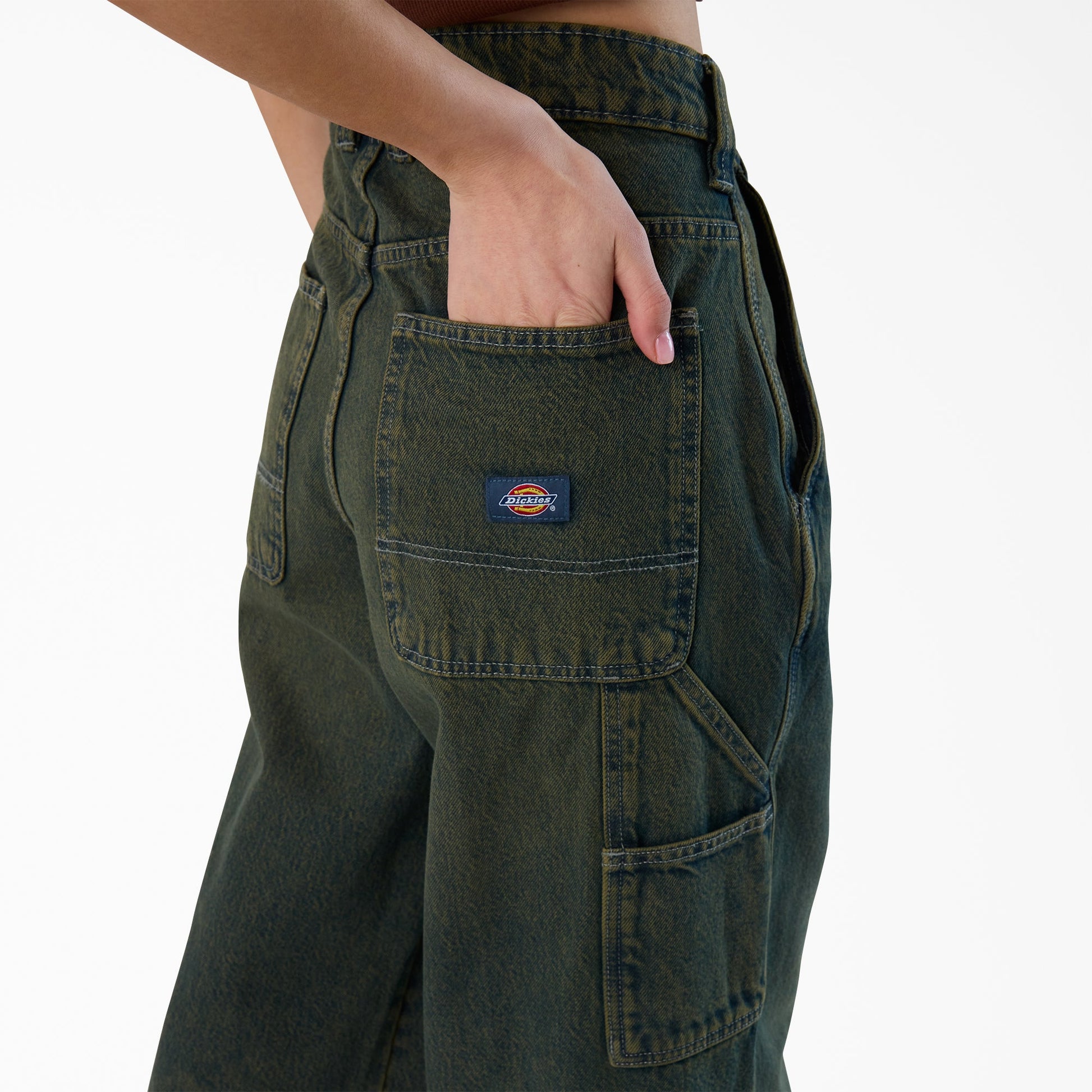 Dickies Women's Loose Fit Denim Carpenter Jeans