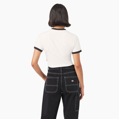 Dickies Women's Lewistown Cropped Ringer T-Shirt