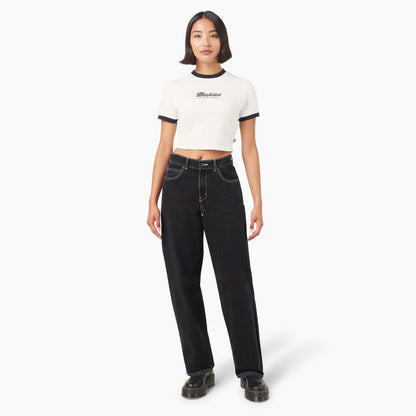 Dickies Women's Lewistown Cropped Ringer T-Shirt