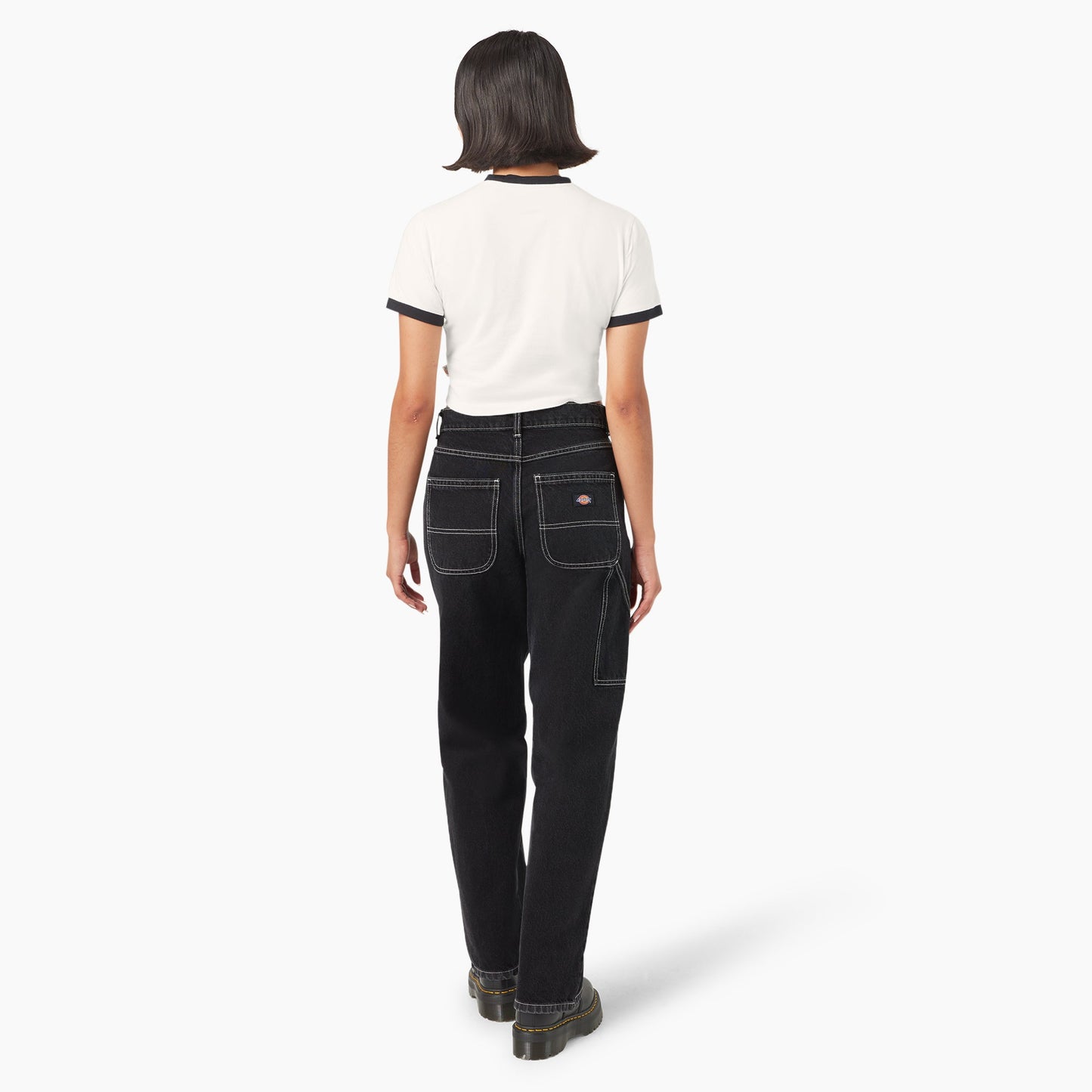 Dickies Women's Lewistown Cropped Ringer T-Shirt