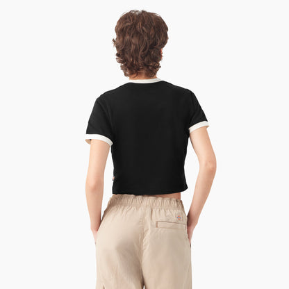 Dickies Women's Lewistown Cropped Ringer T-Shirt