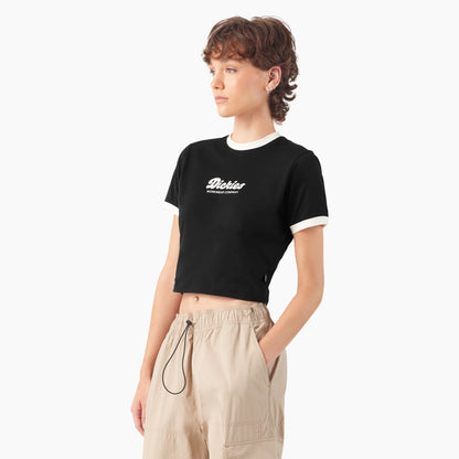 Dickies Women's Lewistown Cropped Ringer T-Shirt