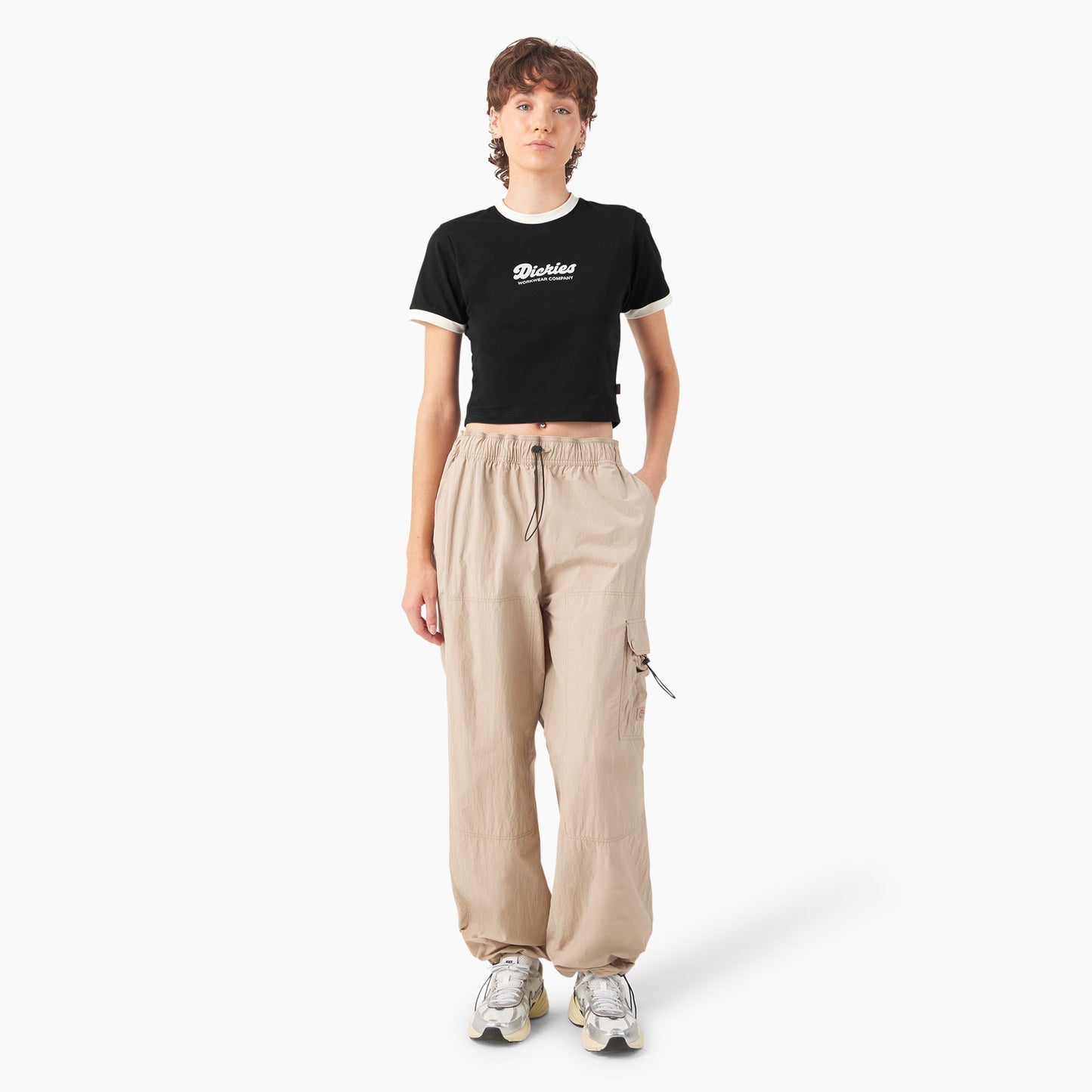 Dickies Women's Lewistown Cropped Ringer T-Shirt