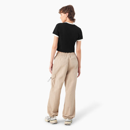 Dickies Women's Lewistown Cropped Ringer T-Shirt