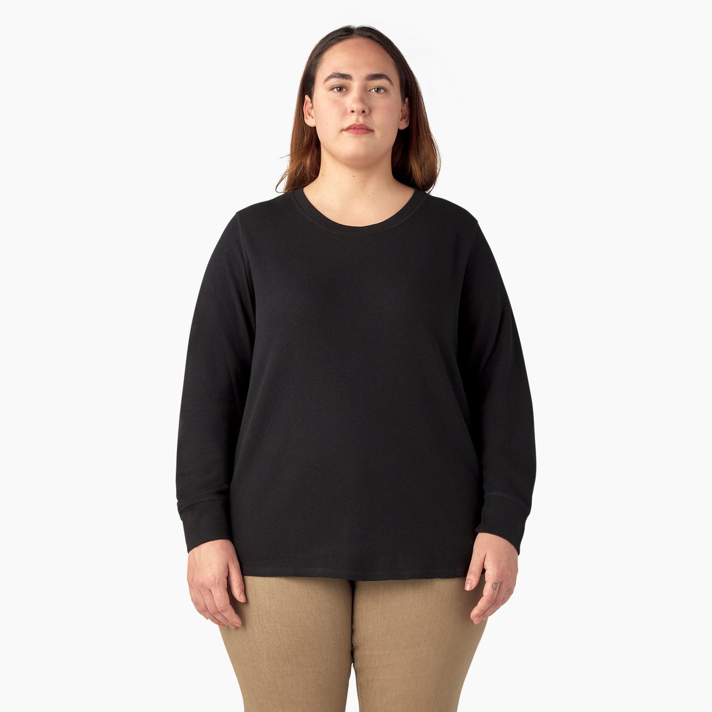 Dickies Women's Plus Long Sleeve Thermal Shirt