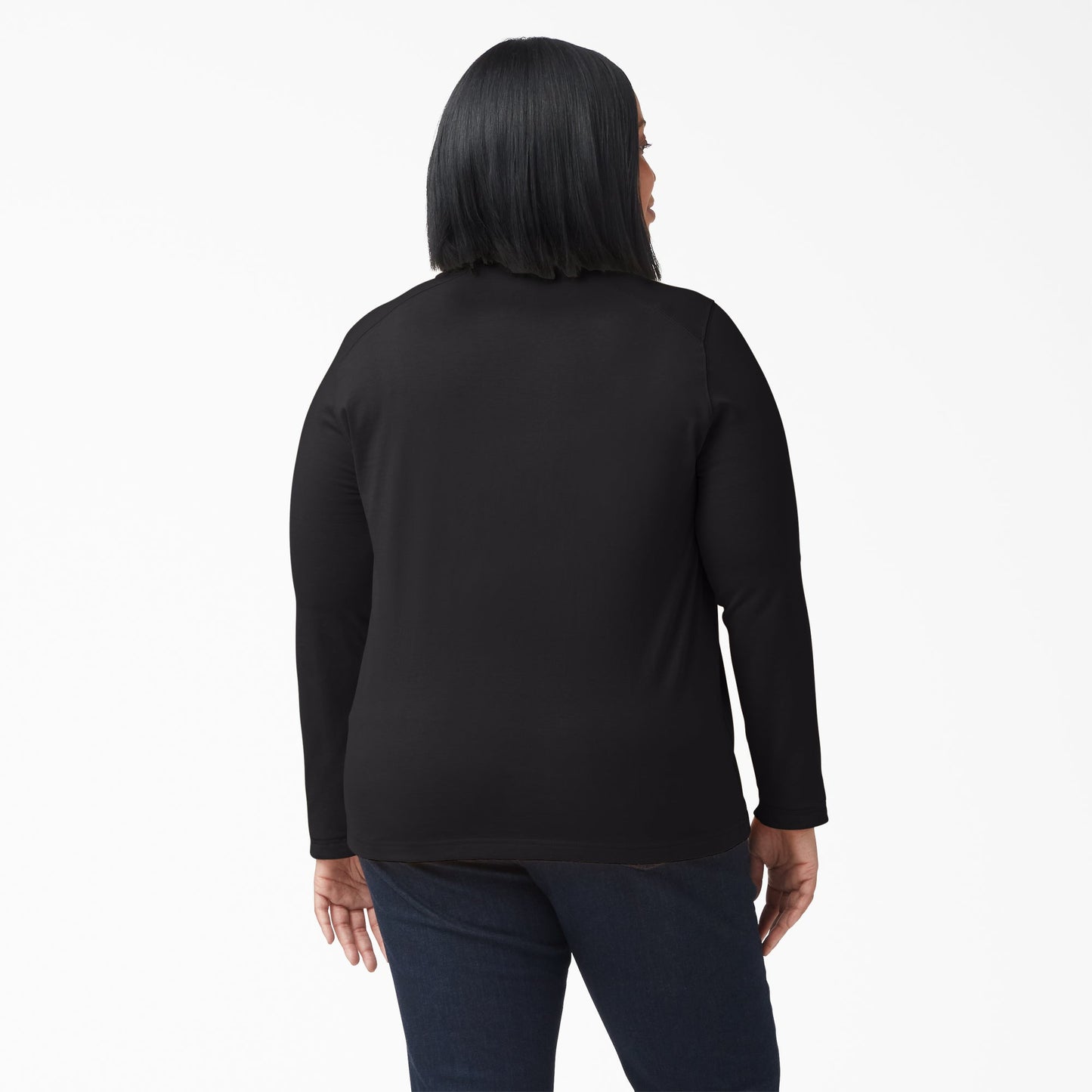 Dickies Women's Plus Heavyweight Henley