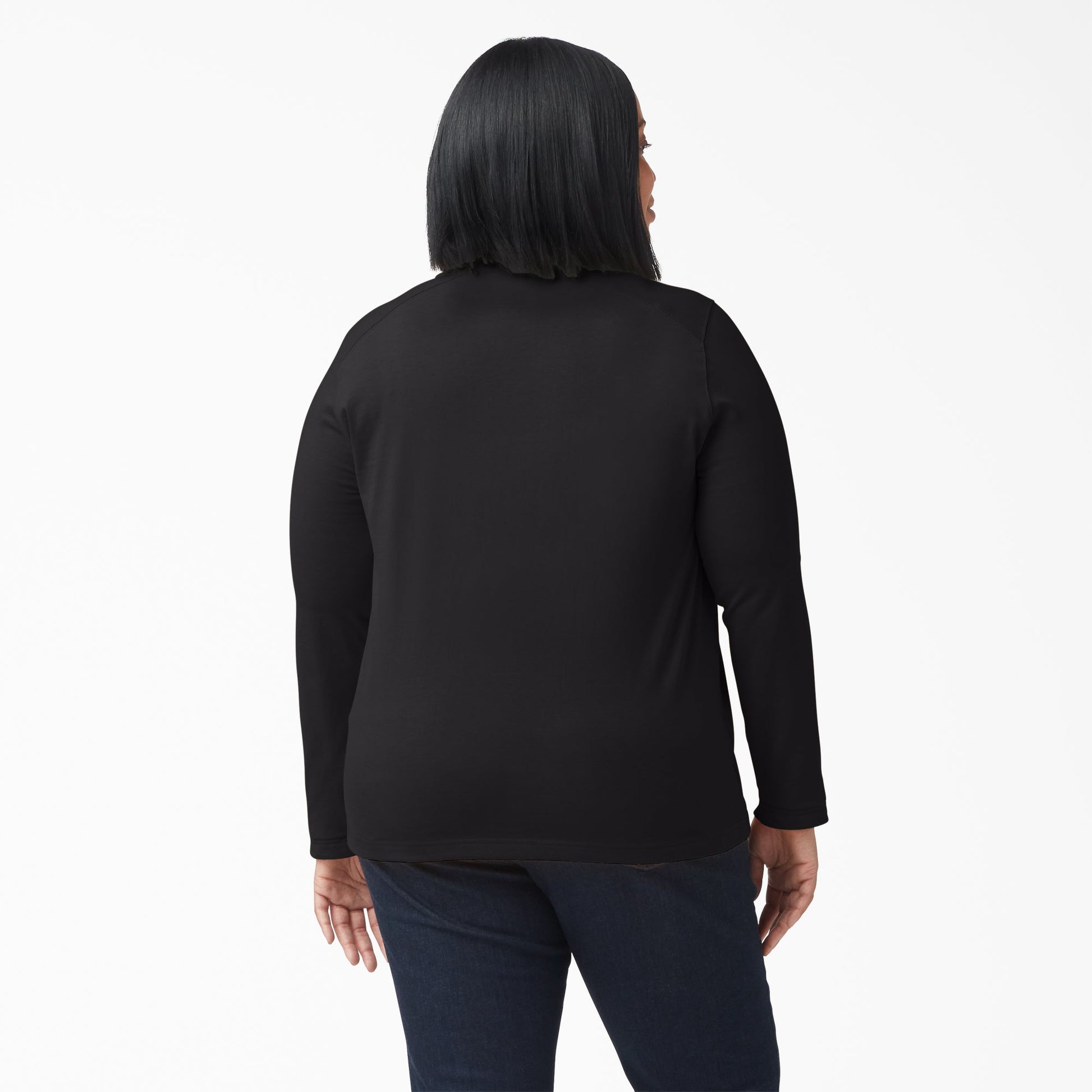 Dickies Women's Plus Heavyweight Henley