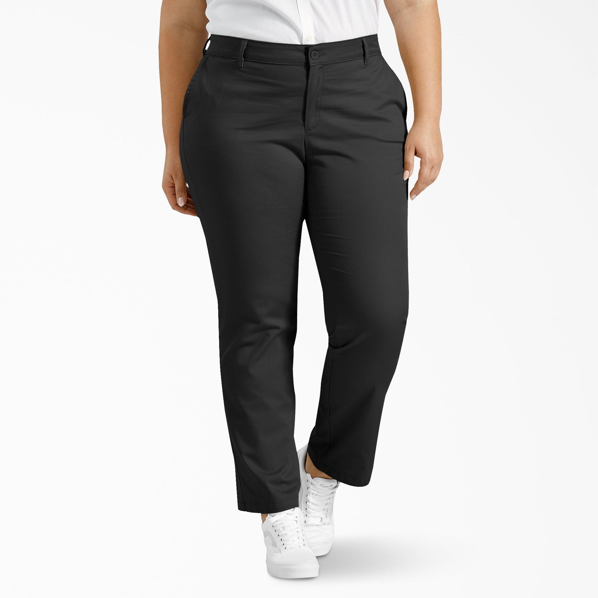Dickies Women's Plus Straight Fit Pants