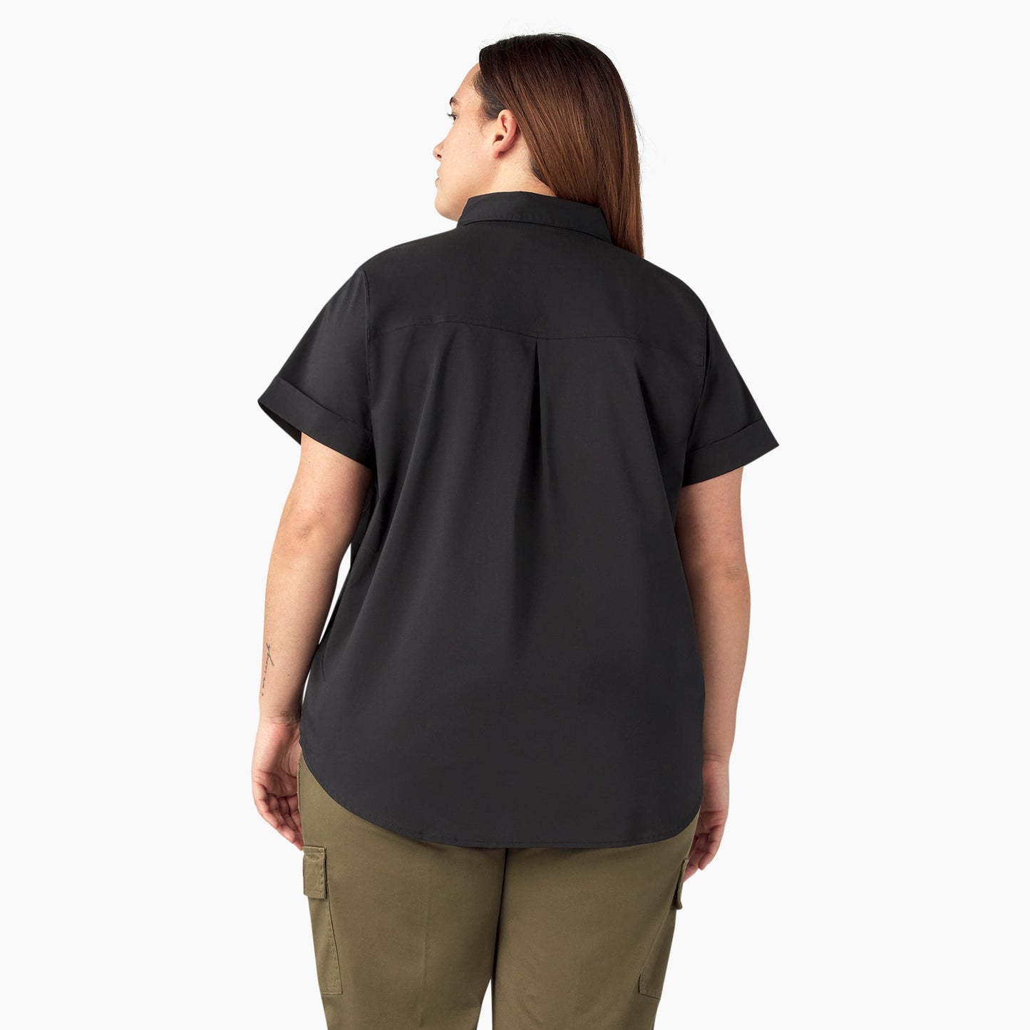 Dickies Women's Plus Button-Up Shirt