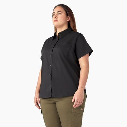 Dickies Women's Plus Button-Up Shirt