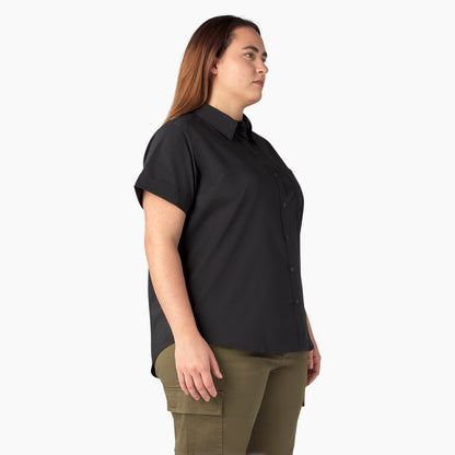 Dickies Women's Plus Button-Up Shirt