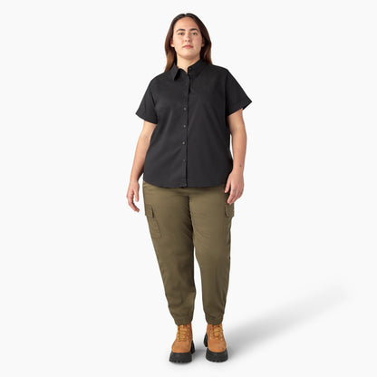 Dickies Women's Plus Button-Up Shirt