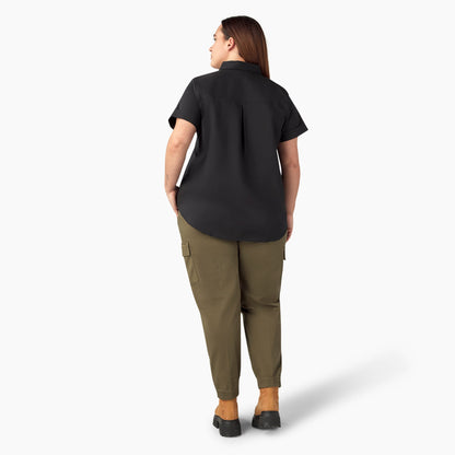 Dickies Women's Plus Button-Up Shirt