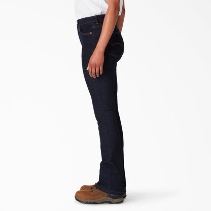 Dickies Women's Perfect Shape High Waist Bootcut Jeans