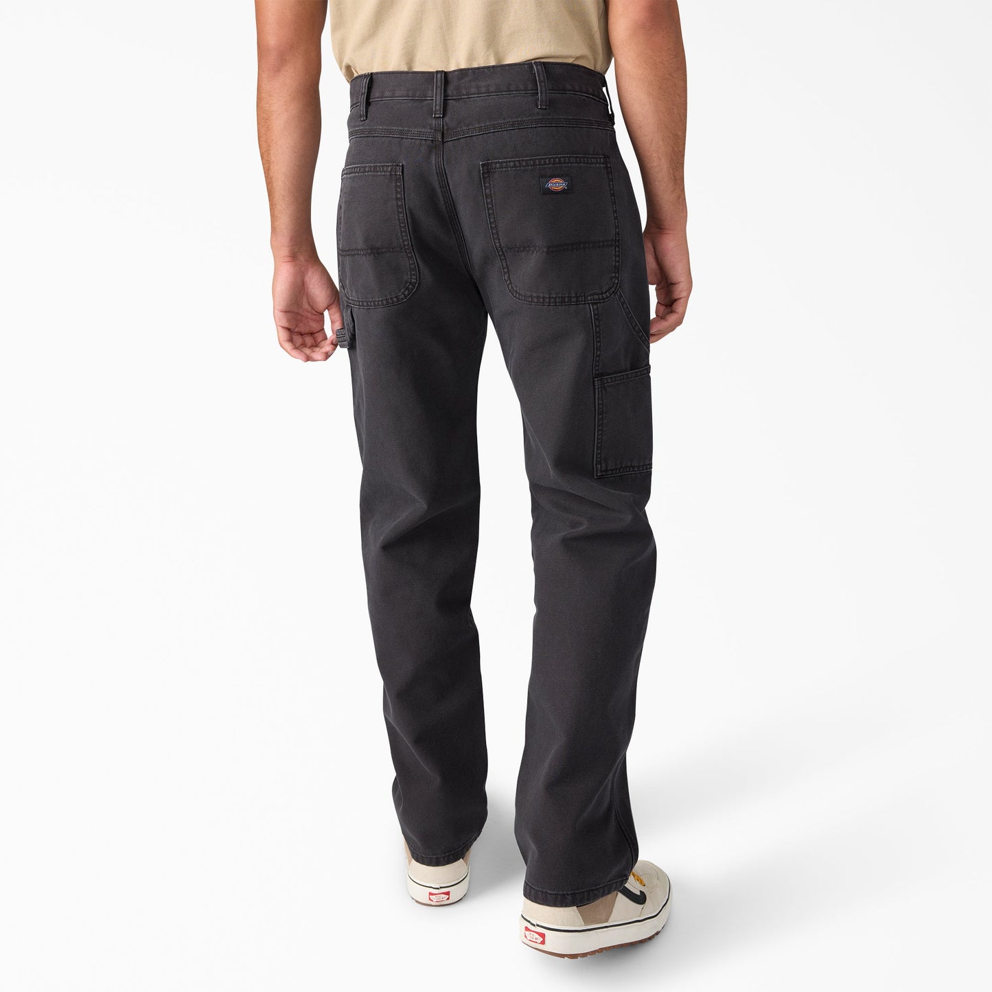 Dickies Worn In Duck Carpenter Pants