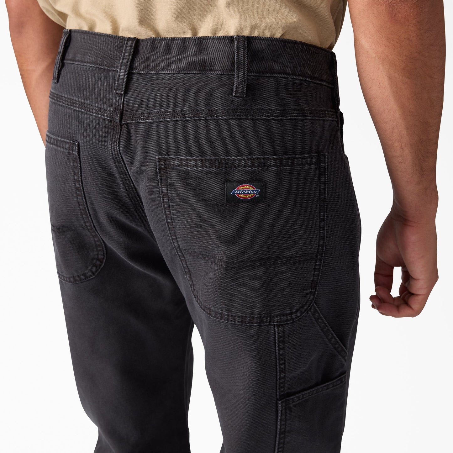 Dickies Worn In Duck Carpenter Pants