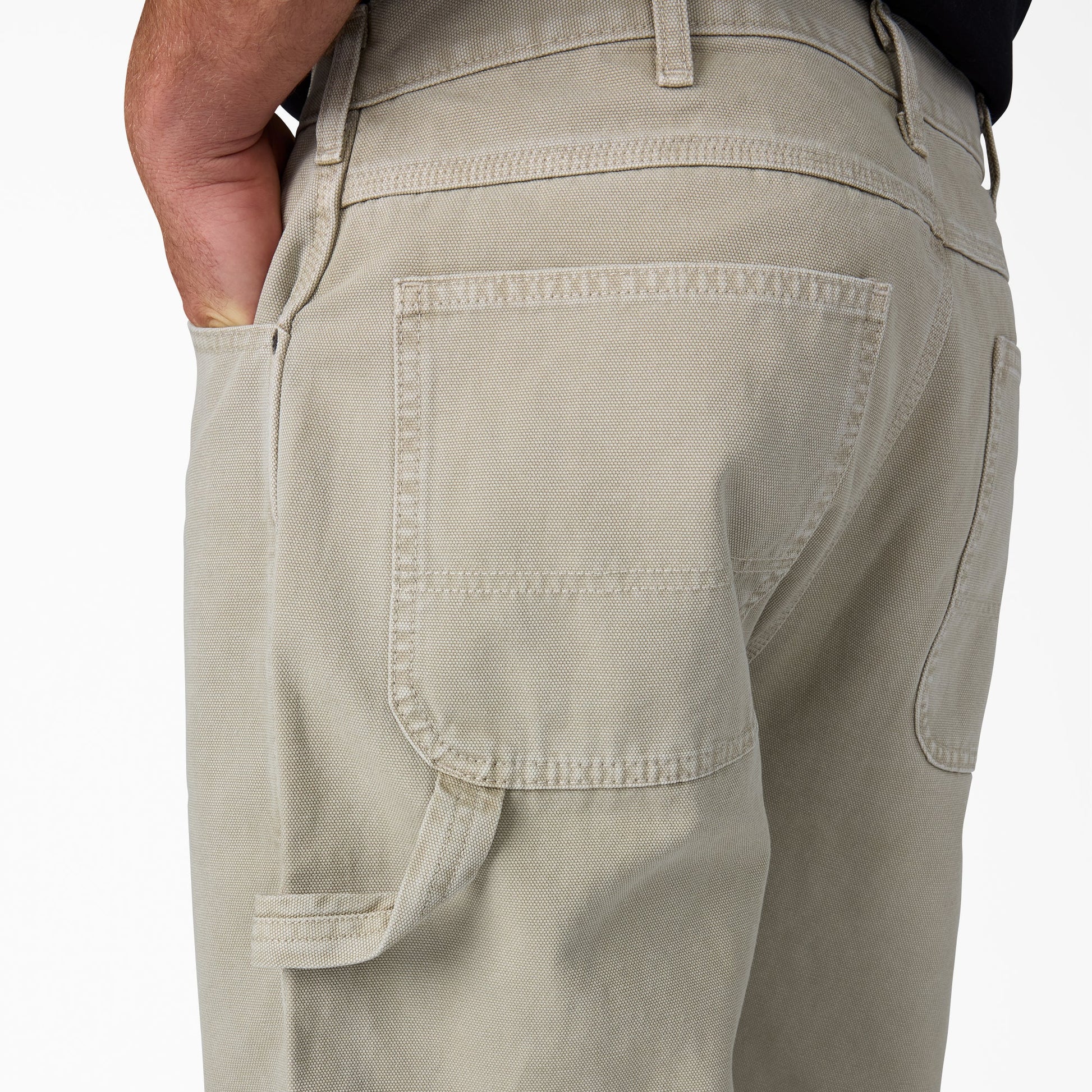 Dickies Worn In Duck Carpenter Pants