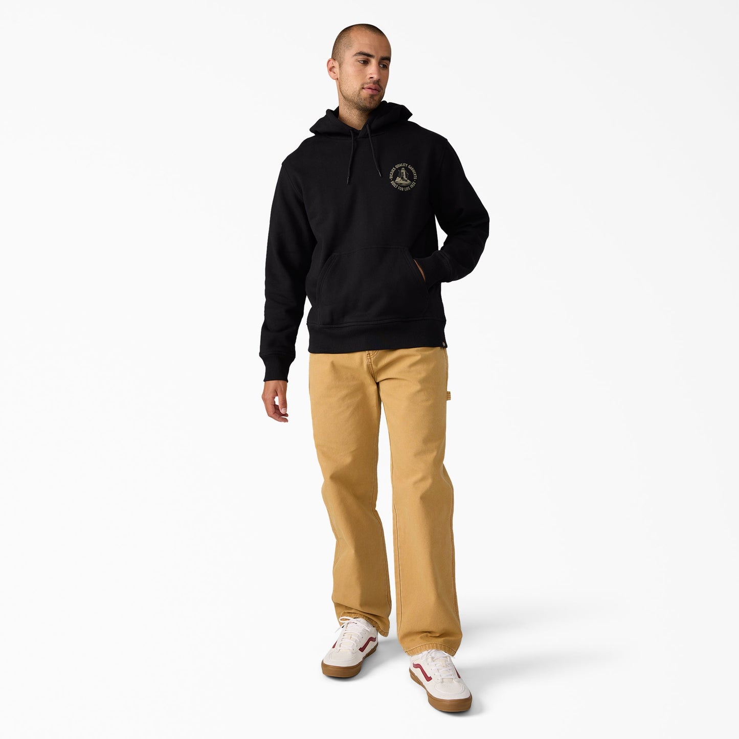 Dickies Worn In Duck Carpenter Pants