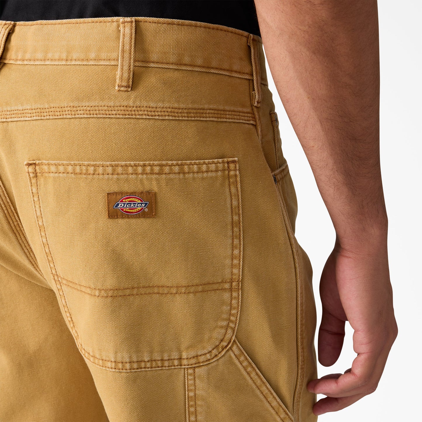 Dickies Worn In Duck Carpenter Pants