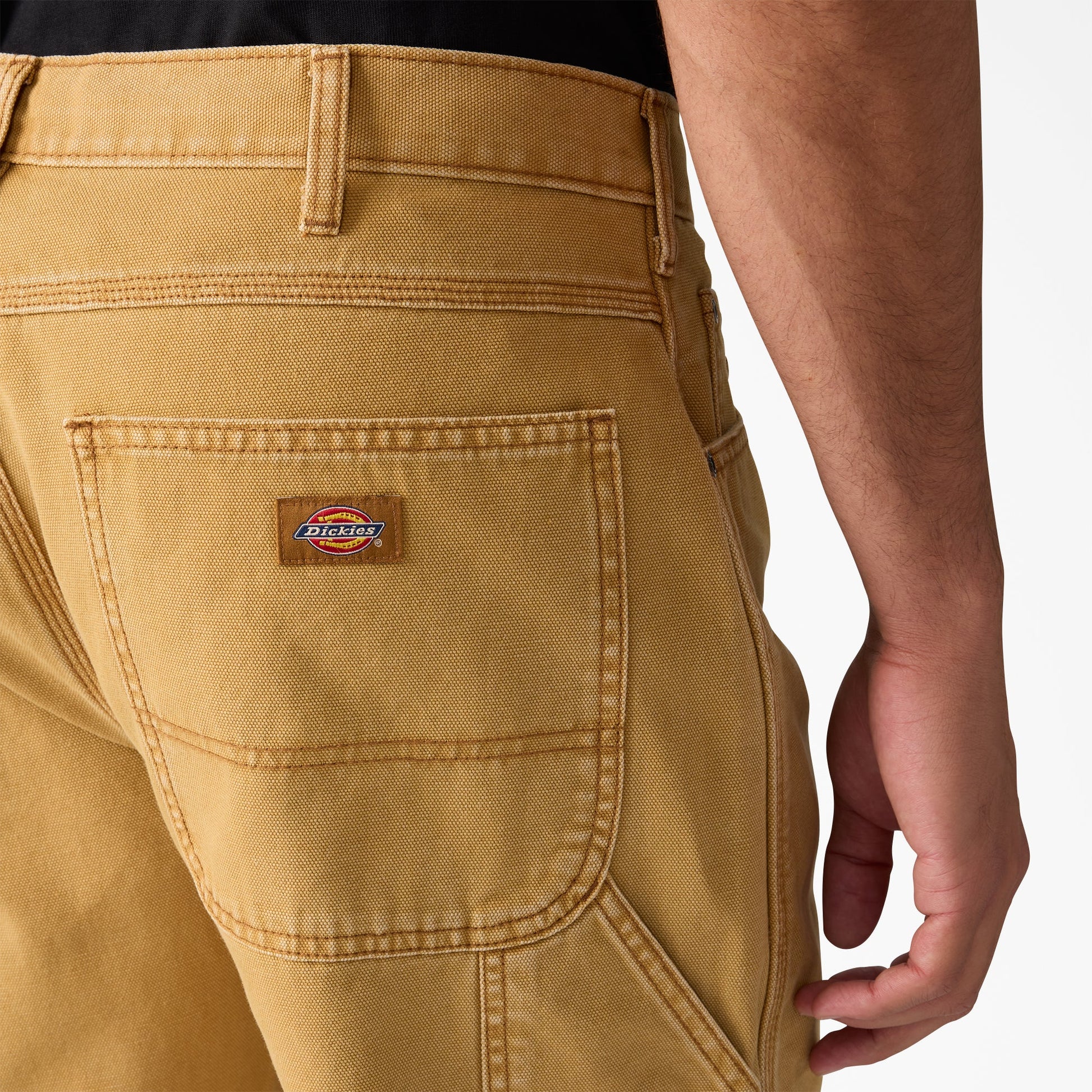 Dickies Worn In Duck Carpenter Pants